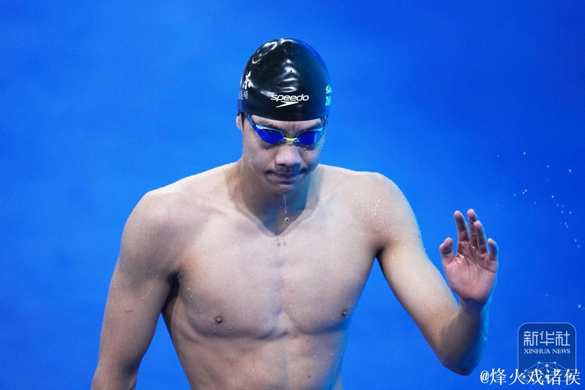 全运会男子1500米自由泳 山东选手张展硕获得冠军 全运会男子1500米自由泳 山东选手张展硕获得冠军